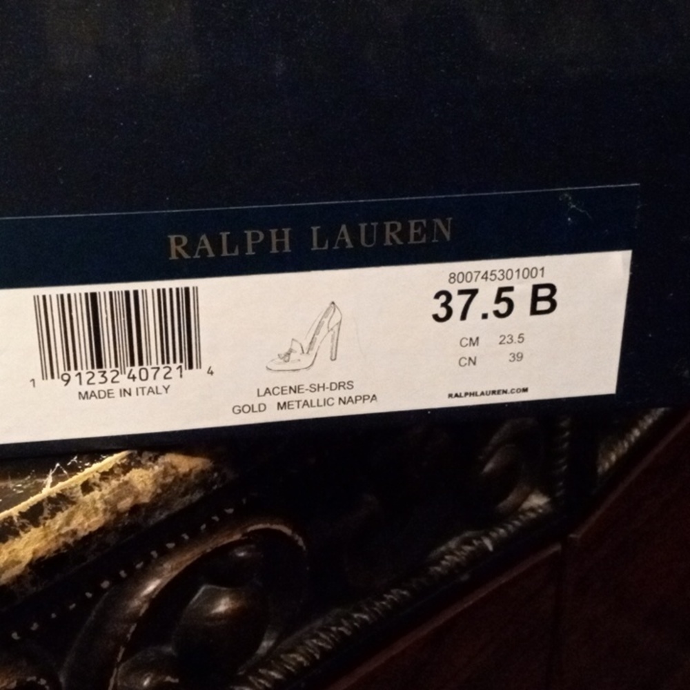 Gold heels